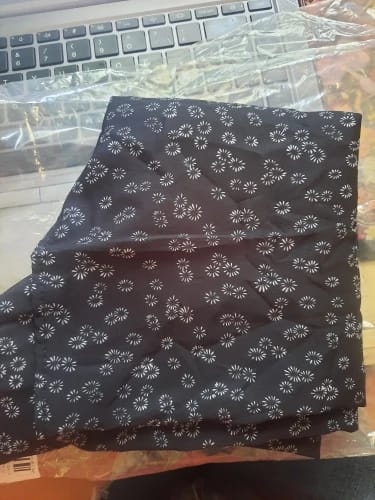 Customer photo review of Summer Skirt, Floral, Split, Midi Skirt, High Waisted Skirt