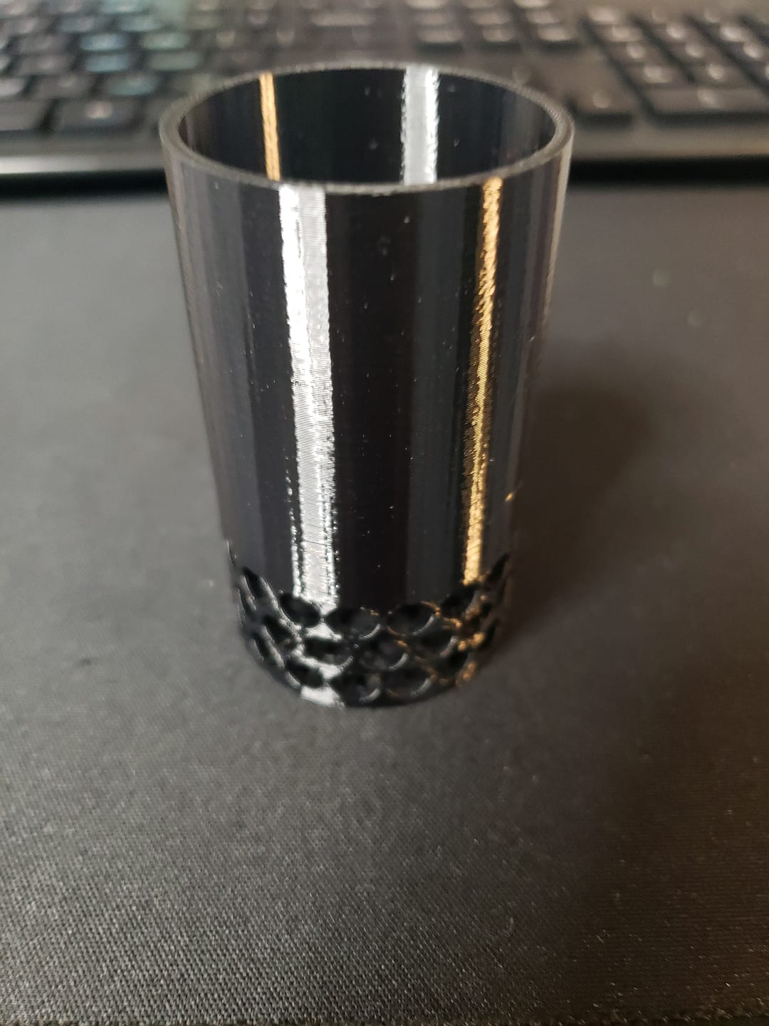 Customer photo review of Black PETG Filament 1.75mm 1kg