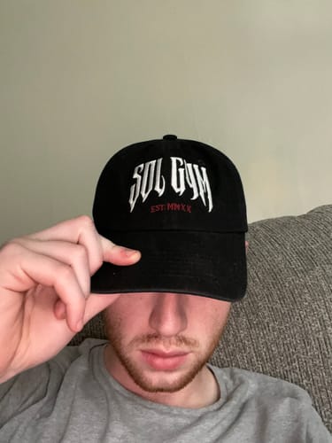 Customer photo review of Sol Gym Heavy Metal Cap, Black