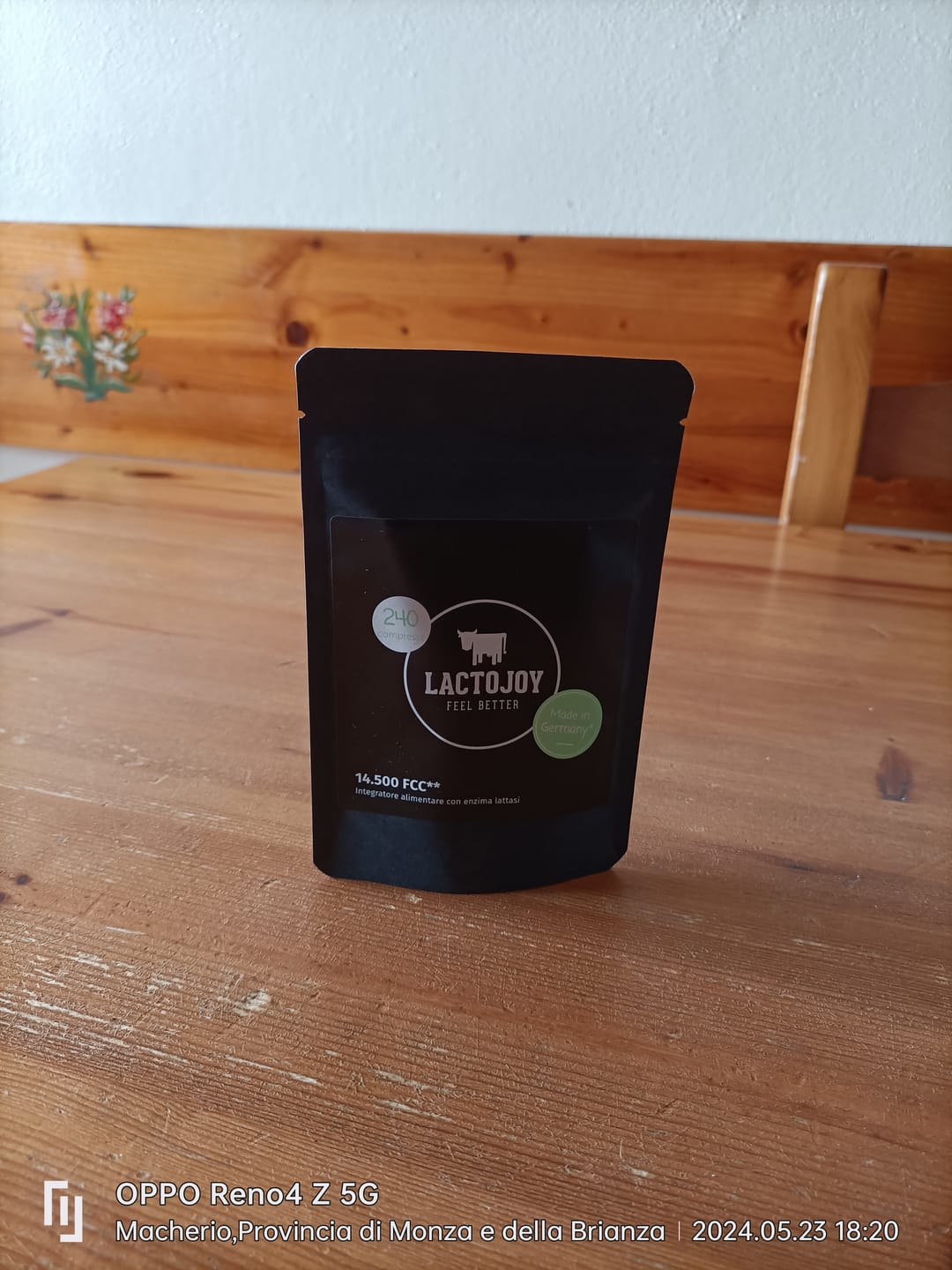 Customer photo review of LactoJoy Laktase Tabletten - 14.500 FCC - 240 Nachfüllpackung