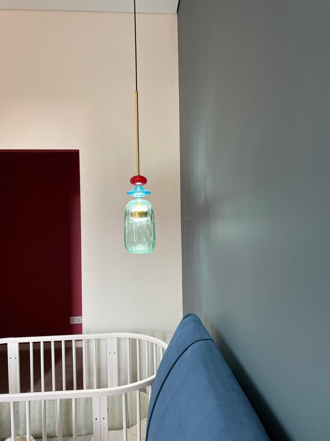 Customer photo review of Olivia Colorful Candy Pendant Light