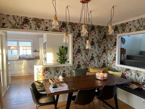 Customer photo review of Lemur Wallpaper - Silver