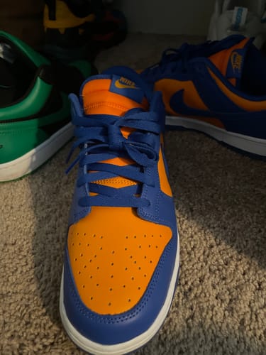 Customer photo review of Nike Dunk Low Retro "Knicks" - Men's