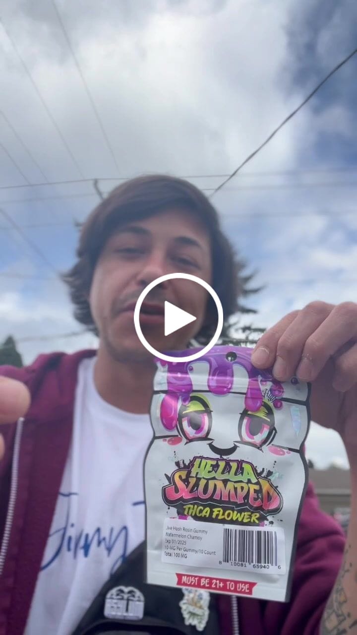 Customer video review of Live Hash Rosin Watermelon Chamoy Gummies