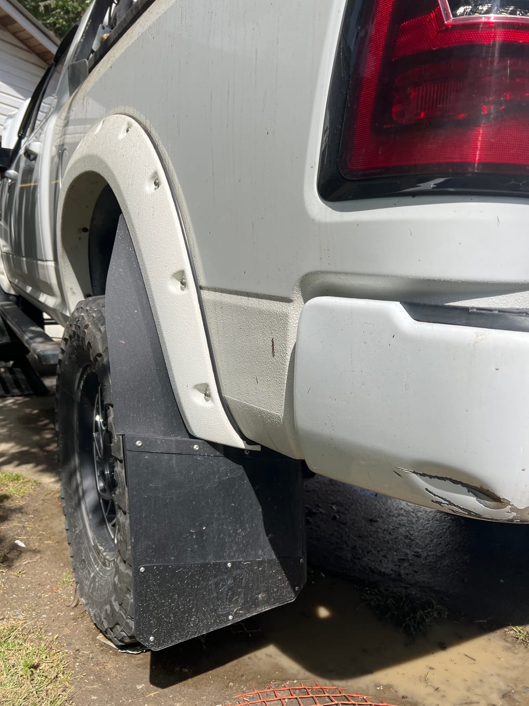 Customer photo review of Trigger Industries Standard Height Mud Flaps