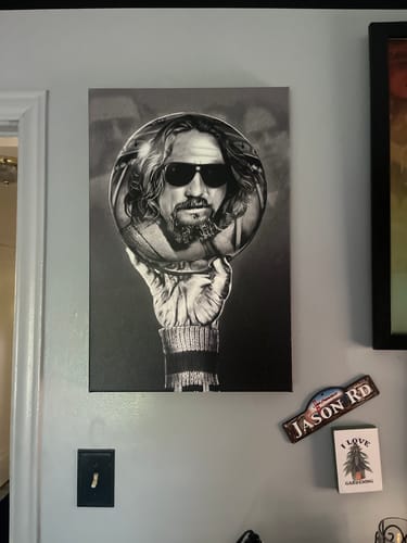 Customer photo review of Escher Lebowski Canvas 16x24