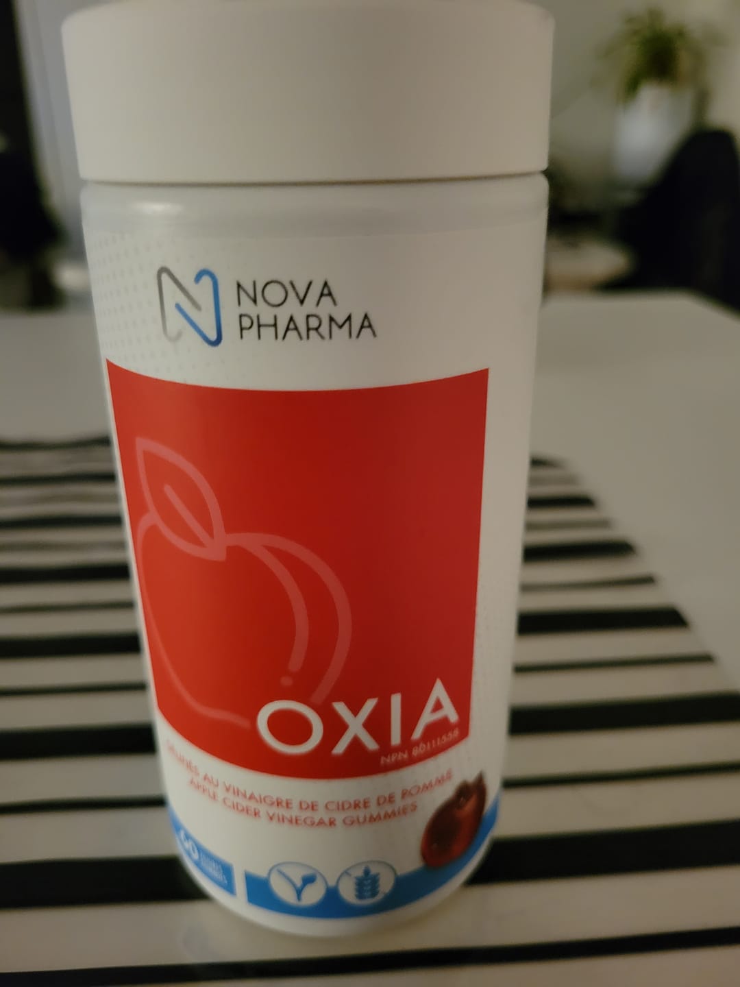 Customer photo review of Nova Pharma - Oxia Vinaigre de cidre de pomme (60 jujubes)