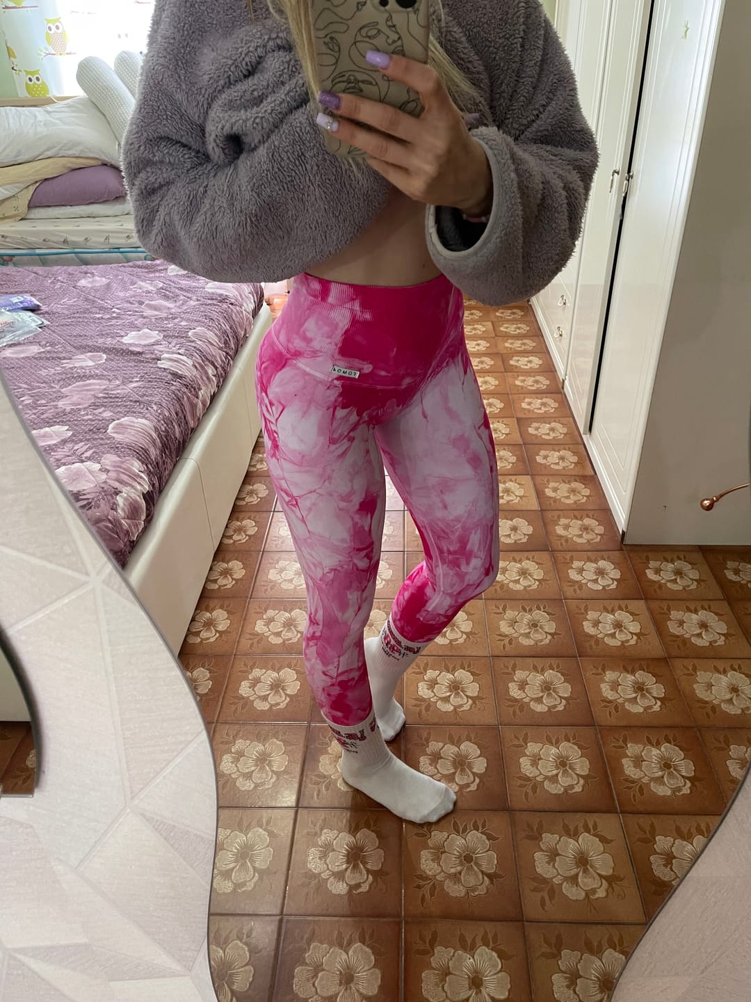 Customer photo review of Leggings Maltinto Rosa wow Paradiso