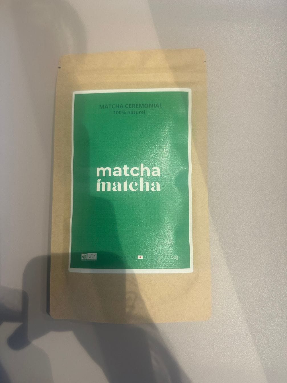 Customer photo review of Matcha Cérémonial Bio - 50 grammes