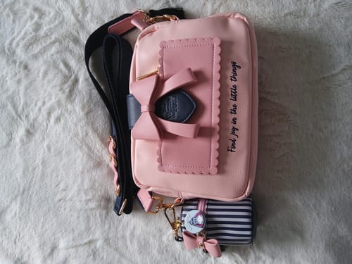 Customer photo review of Eeyore Vegan Leather Cross Body Bag