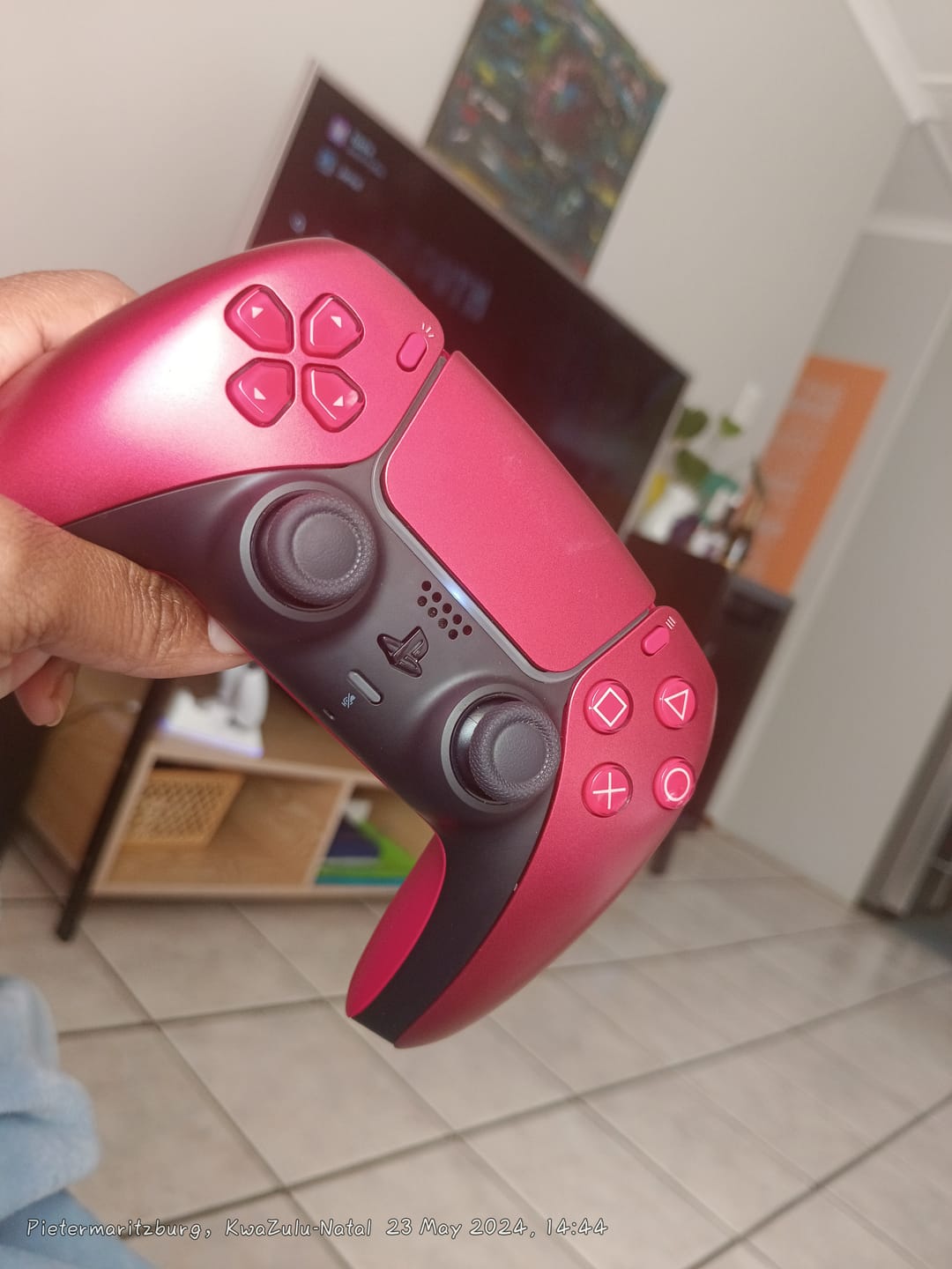 Customer photo review of PlayStation 5 (PS5) DualSense Wireless Controller - Volcanic Red