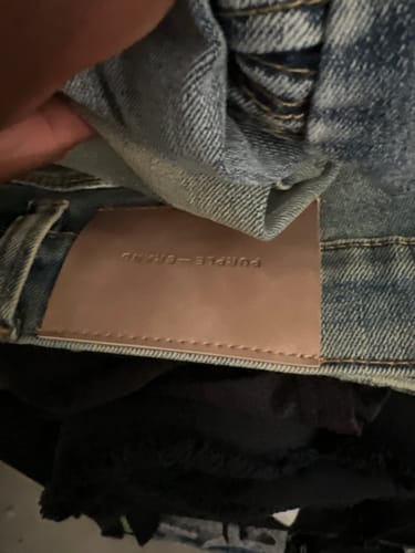 Customer photo review of Purple Brand Jean #9007