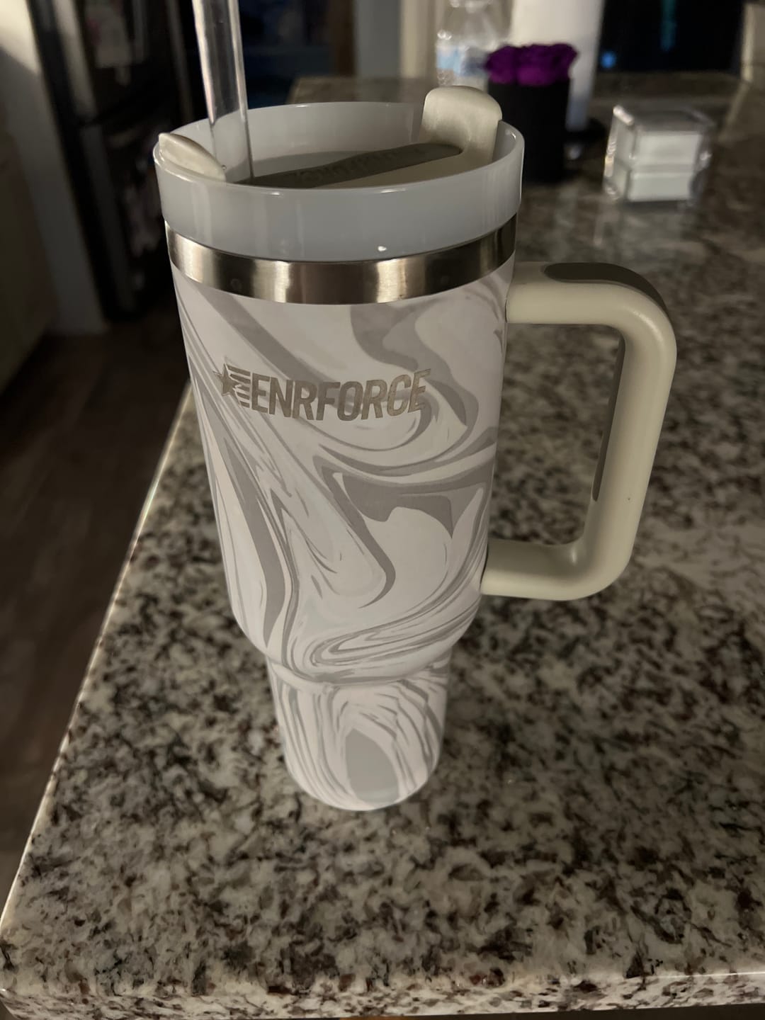 Customer photo review of 40 OZ Soft Matte Tumbler