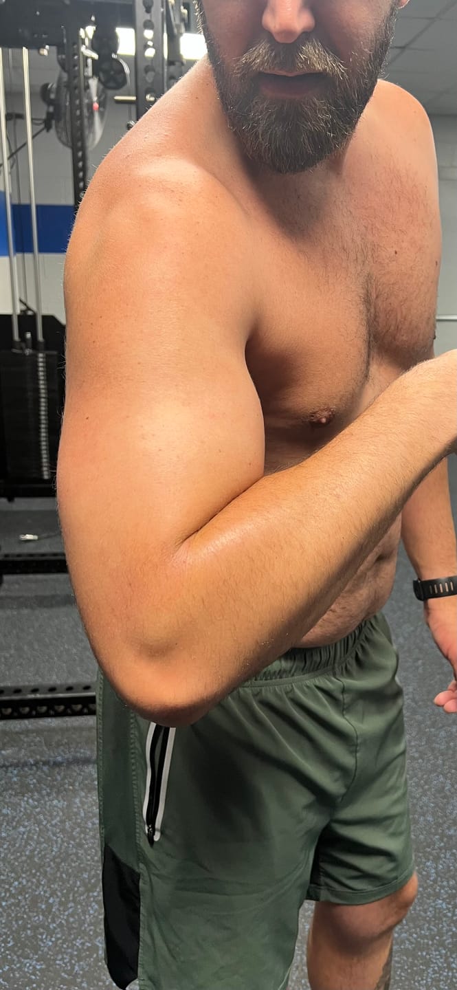 Customer photo review of Dadbod Running Athletic Hat