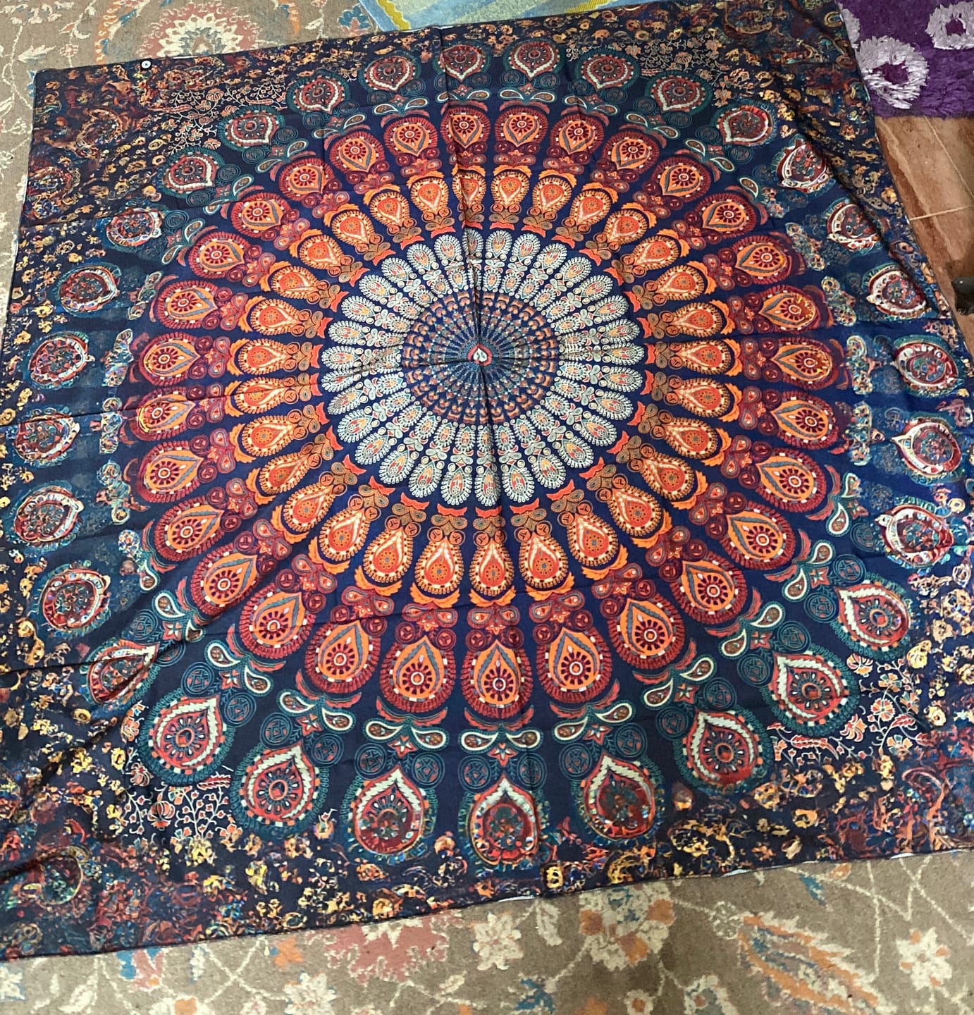 Customer photo review of Indian Boho Mandala