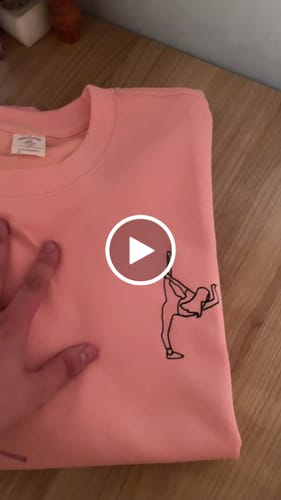 Customer video review of Mystichot Custom Embroidered Line Drawing Hoodie,Sweatshirt,unique gift