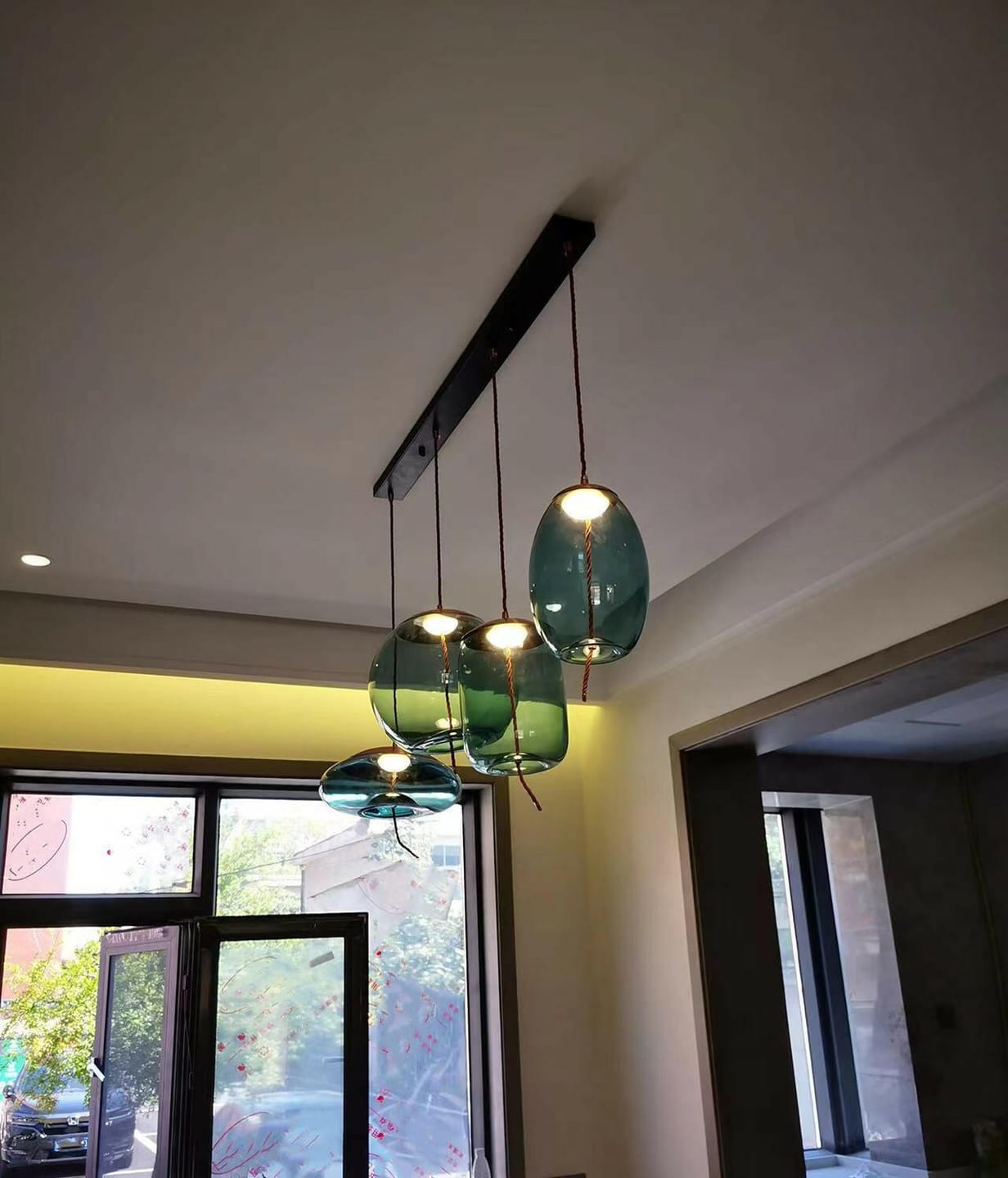 Customer photo review of Clara Glass LED Pendant Light