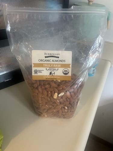Customer photo review of Truly Raw Regenerative Organic Almonds