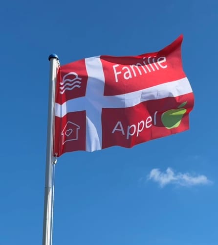 Customer photo review of Fahne inkl. Druck