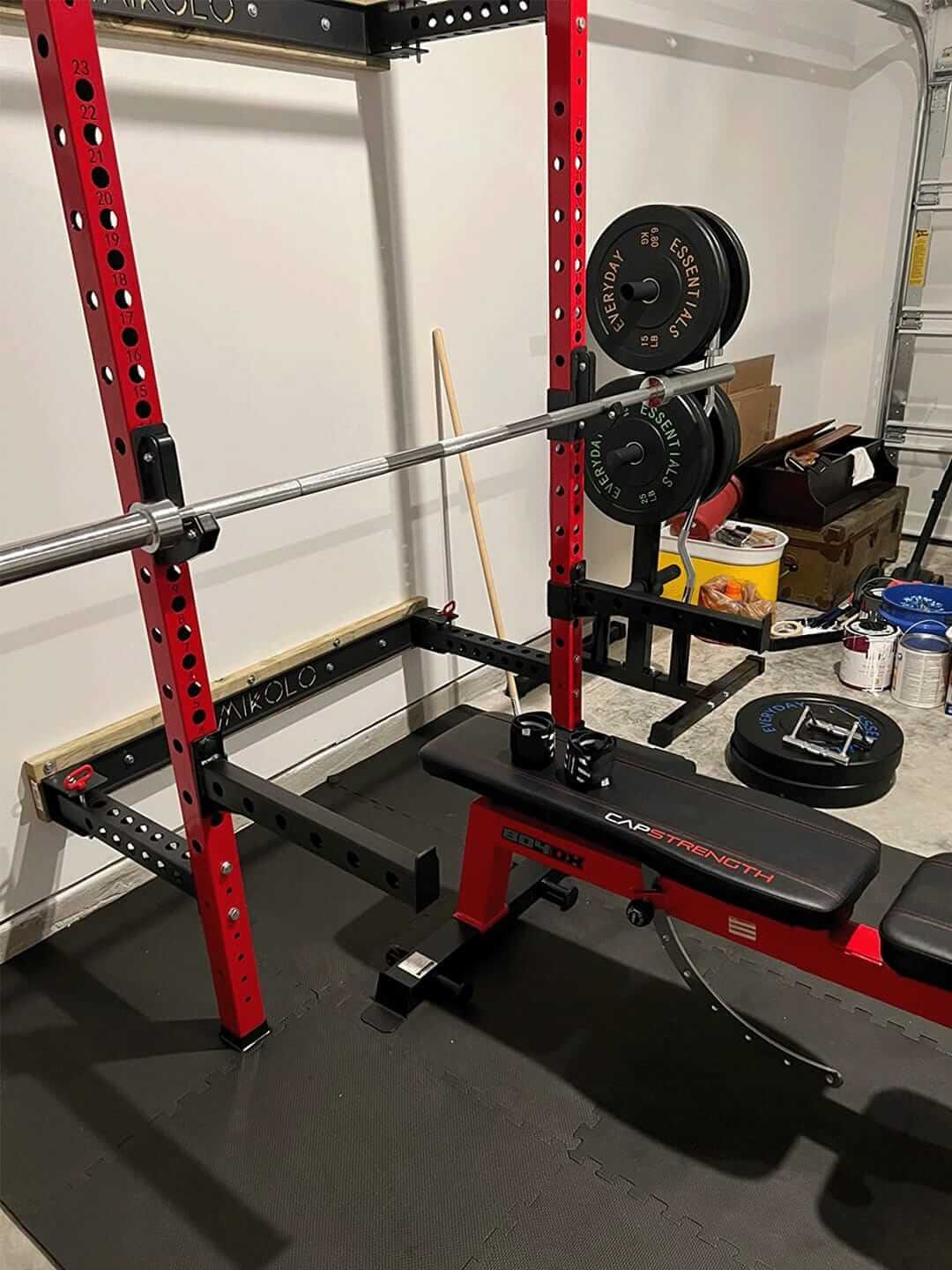 Customer photo review of FOLDGYM™ Wall Mounted Folding Squat Rack