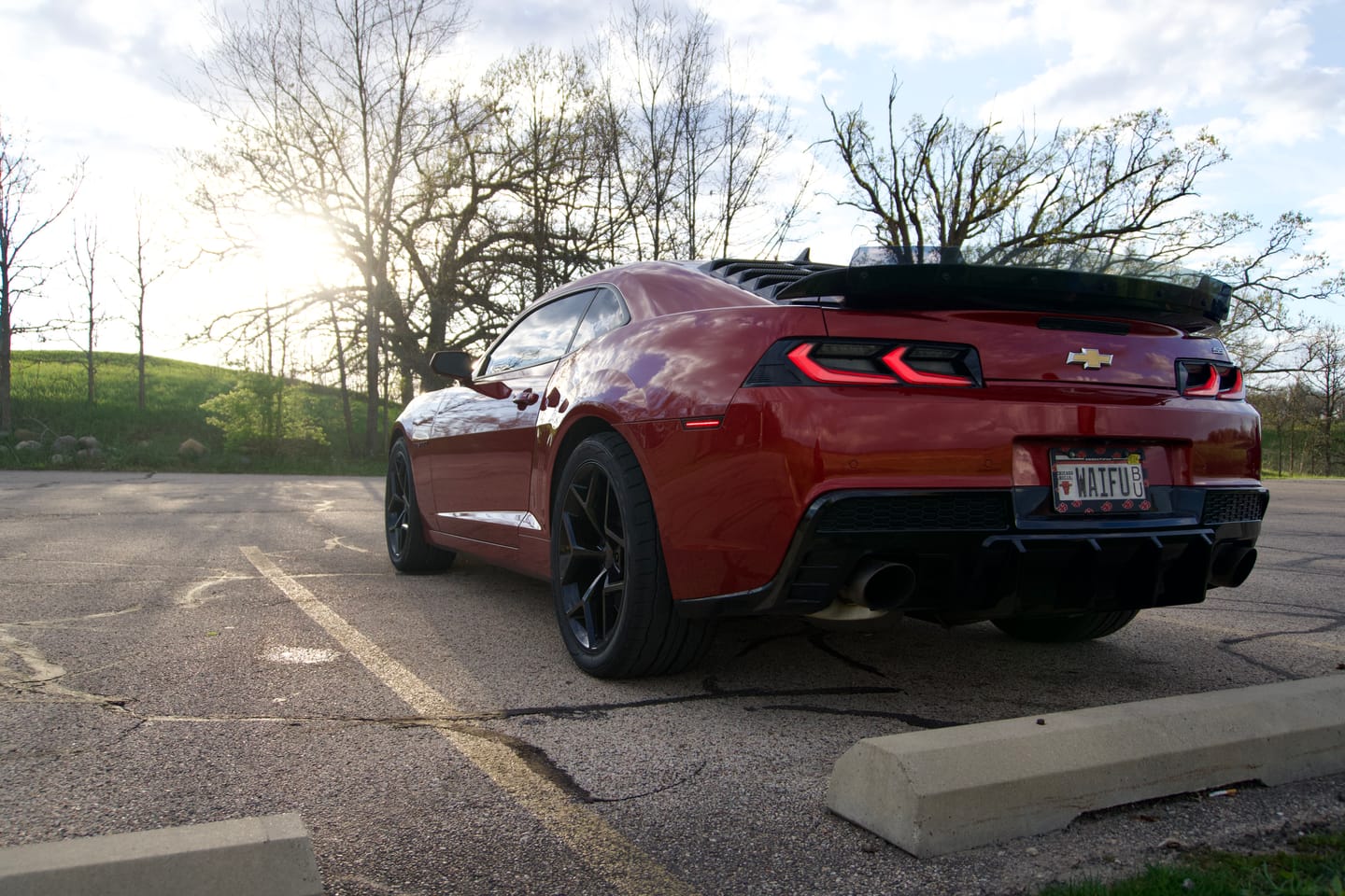 Customer photo review of 2014-2015 CHEVY CAMARO UMBRA LED TAILLIGHTS GLOSS BLACK/SMOKE LENS