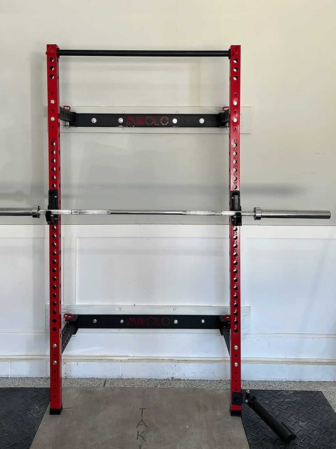 Customer photo review of FOLDGYM™ Wall Mounted Folding Squat Rack