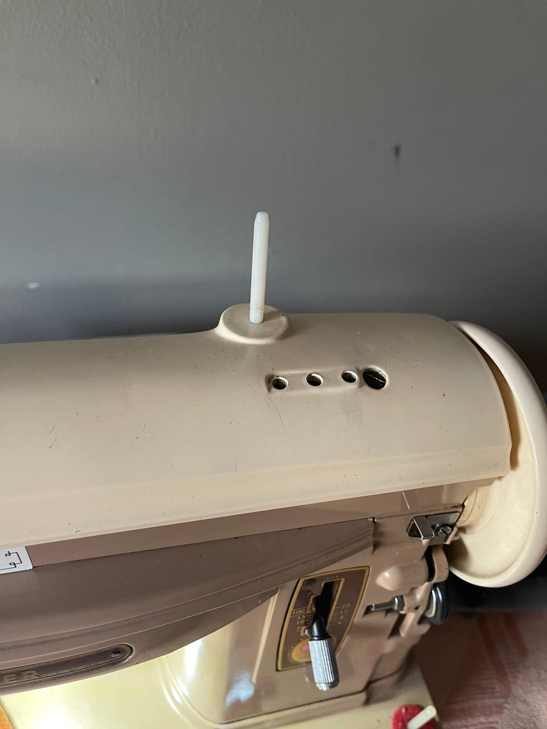 Customer photo review of Spool Pin, Push-in, Singer #172008