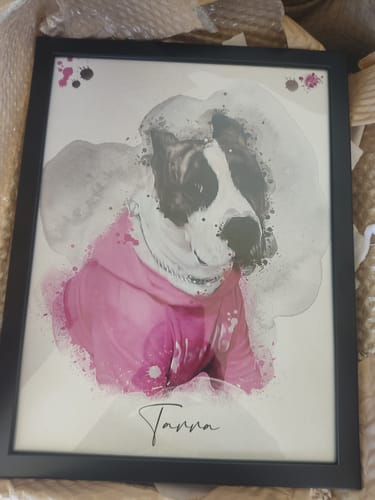 Customer photo review of Πορτραίτο Κατοικίδιου - Νερομπογιά