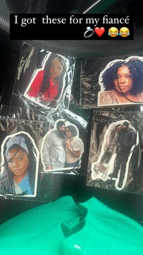 Customer photo review of Custom Car Air Freshener