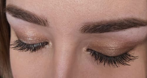 Customer photo review of Toplash eyelash and eyebrow growth serum — 3ml