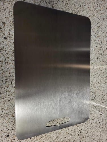 Customer photo review of Taima™ 100% Titanium Board - Cutting Edge Hygiene & Durability