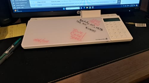 Customer photo review of DeskBoard Buddy