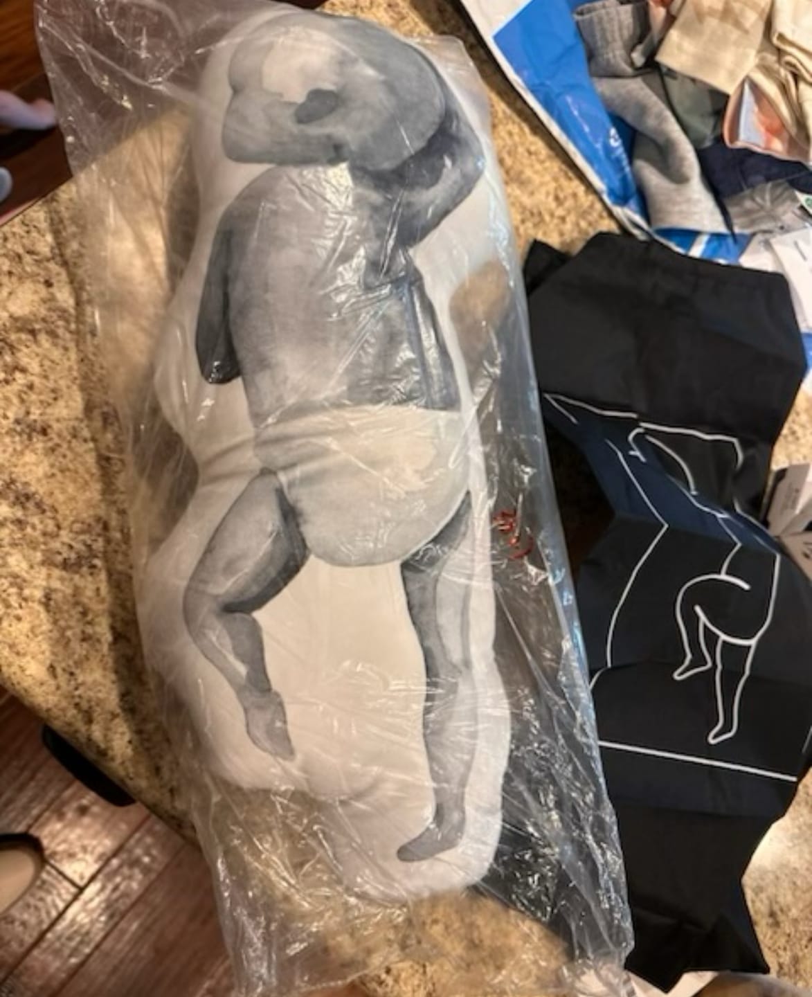 Customer photo review of Birth Pillow Watercolor Two