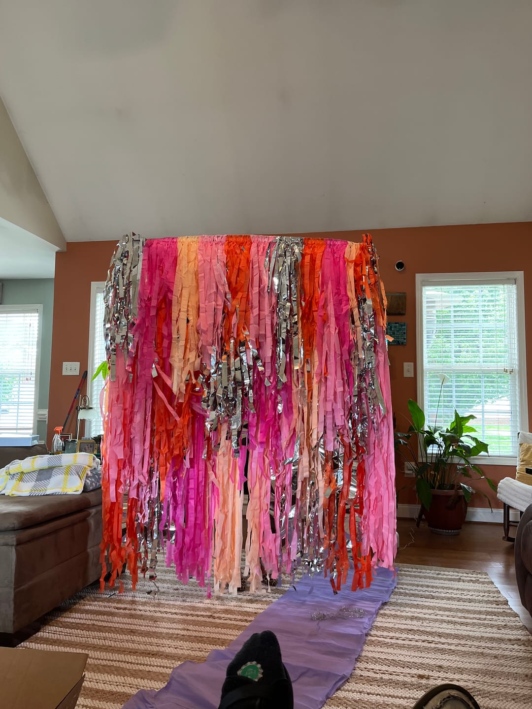 Customer photo review of Saturday Night Fever Backdrop ETSY 6