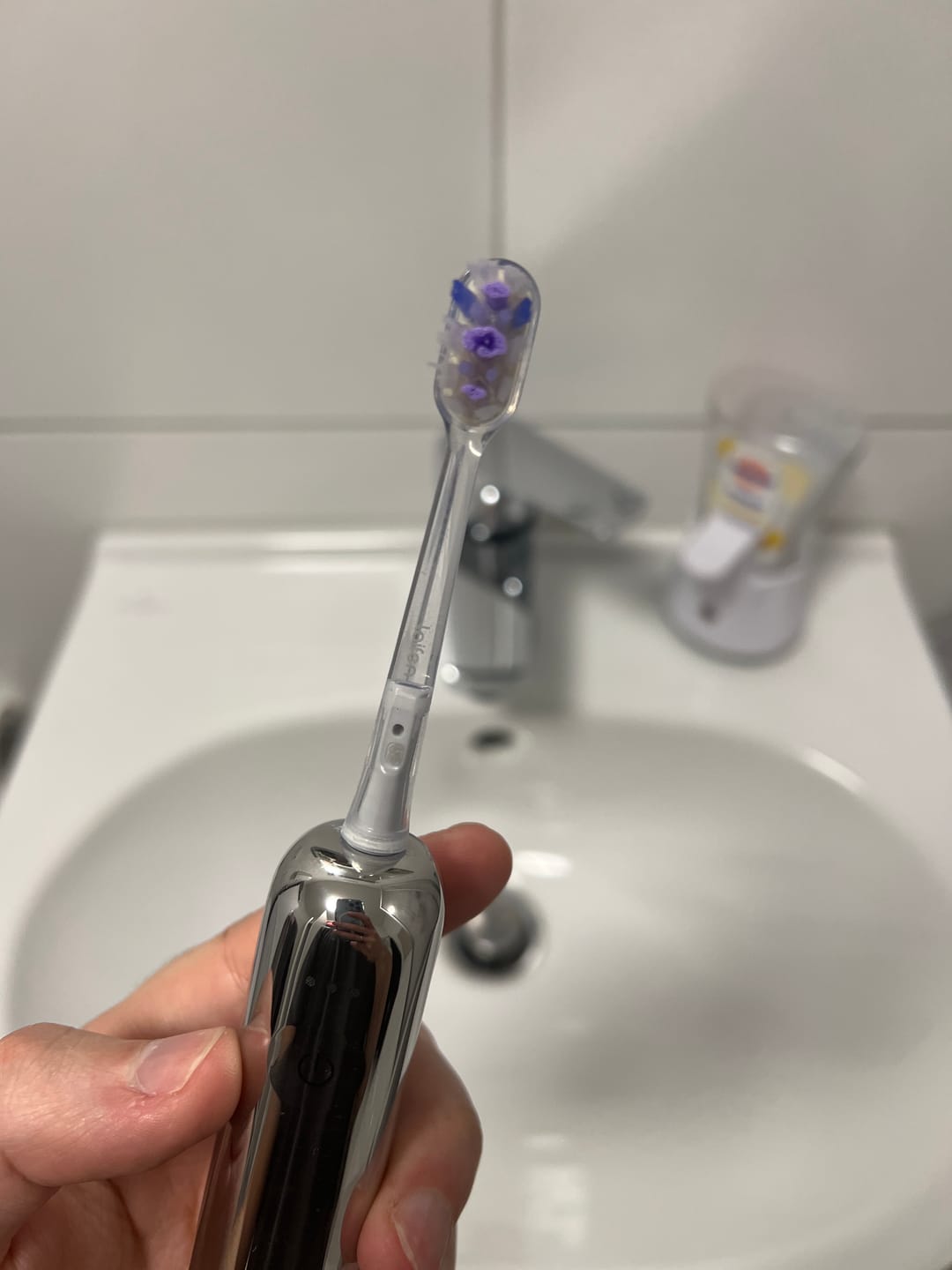 Customer photo review of Laifen Wave Toothbrush Heads