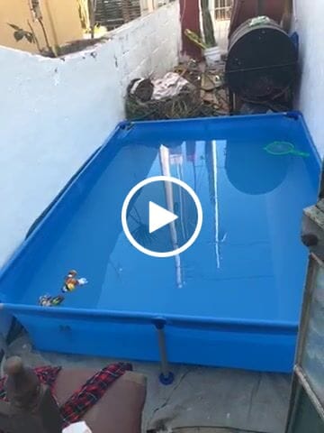 Customer video review of Alberca Estructural Rectangular 228 X 159 X 42 Cm 1290 L