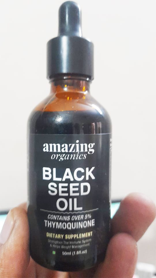 Customer photo review of Organic Black Seed Oil