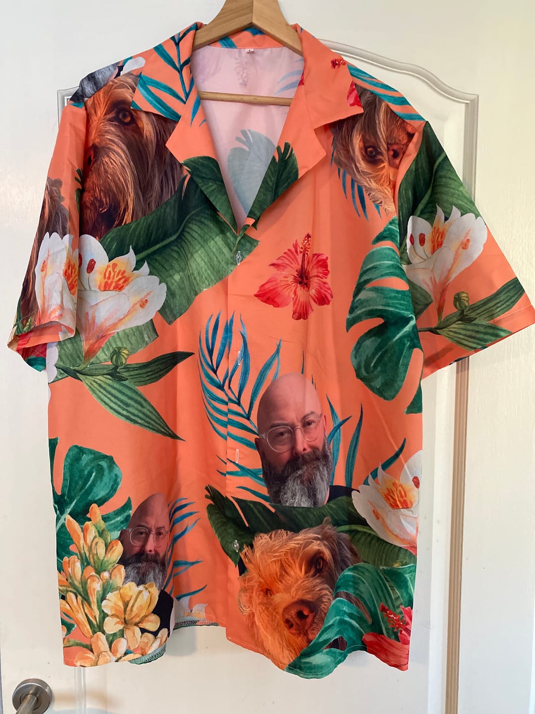 Customer photo review of Your photo - Personalised hawaiian shirt