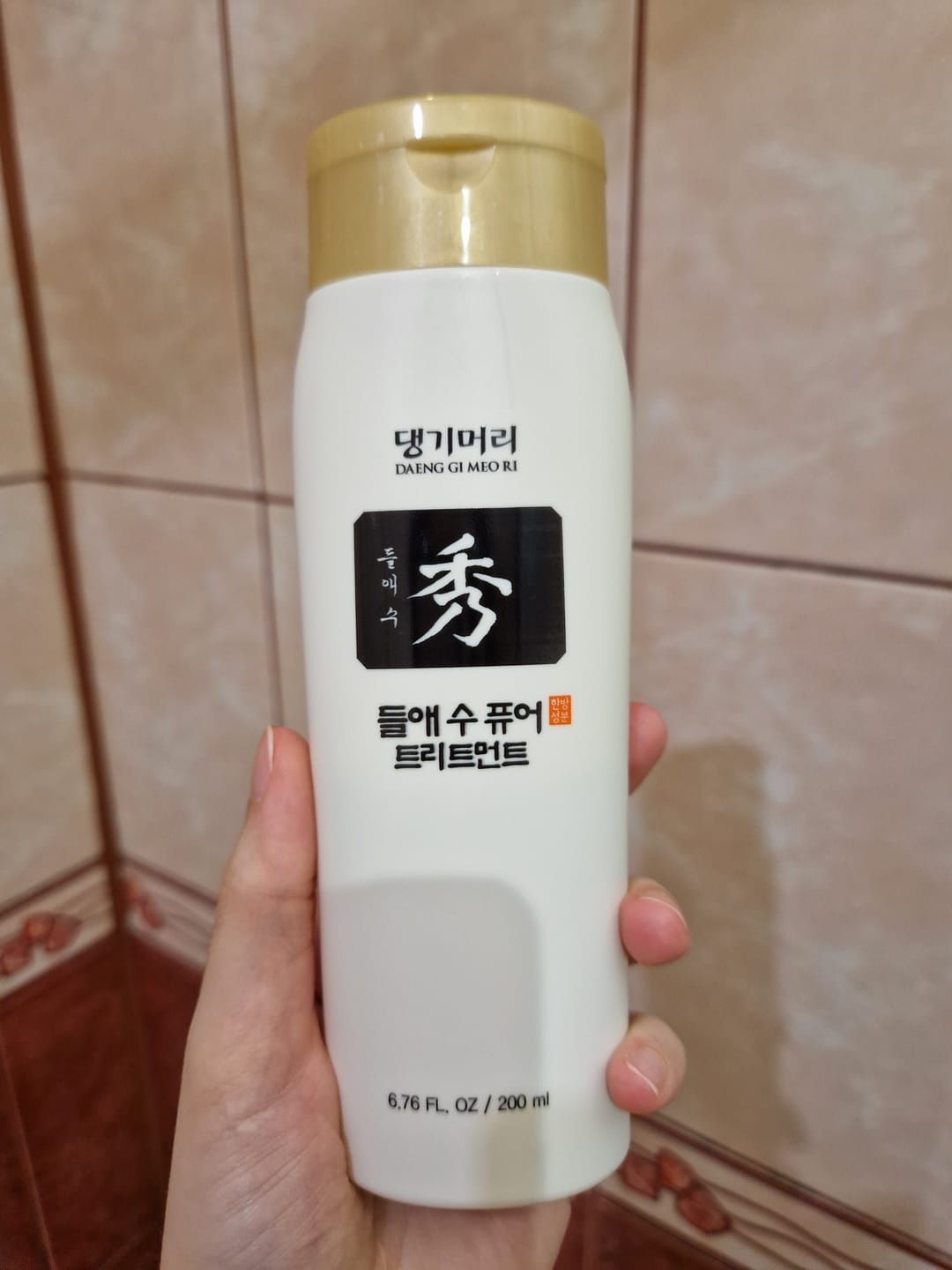 Customer photo review of Kератинова маска балсам против косопад за еластична и лъскава коса Doori Златен еликсир