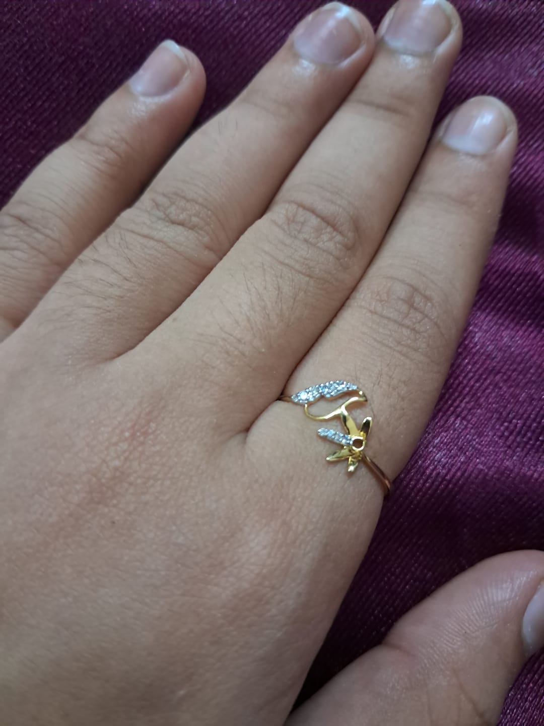 Customer photo review of Wishi Diamond Ring
