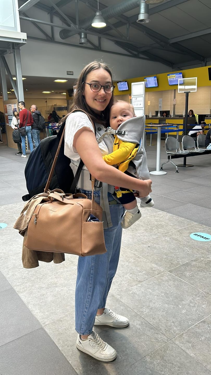 Customer photo review of Borsa fasciatoio Icon Pasito a pasito