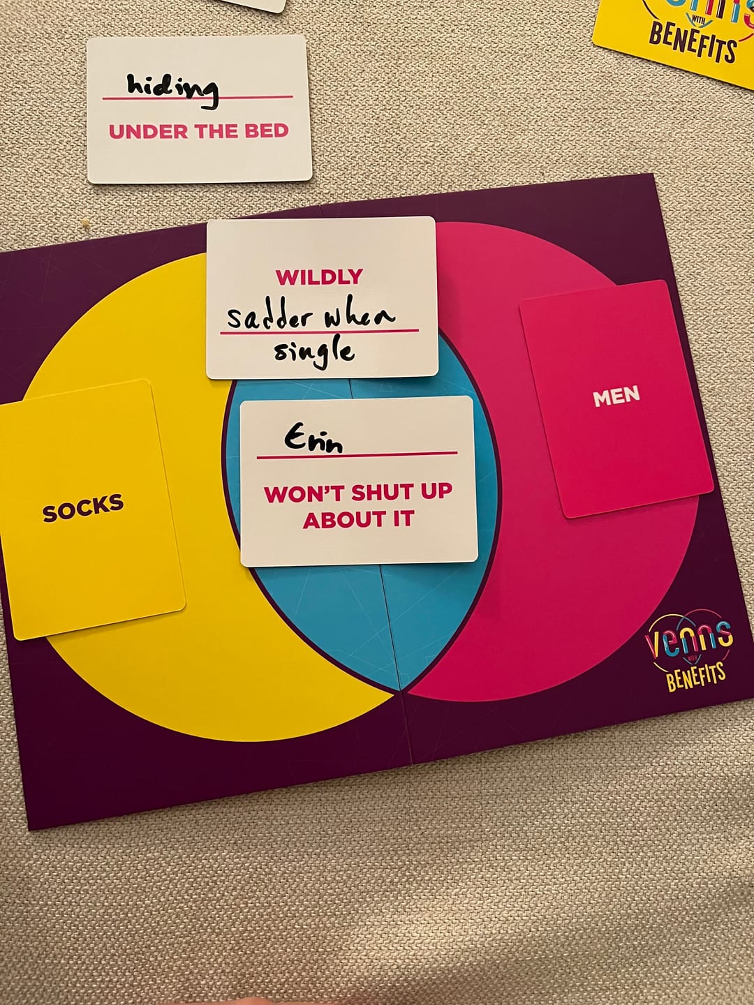 Customer photo review of Venns with Benefits: The Hilarious Venn Diagram Game