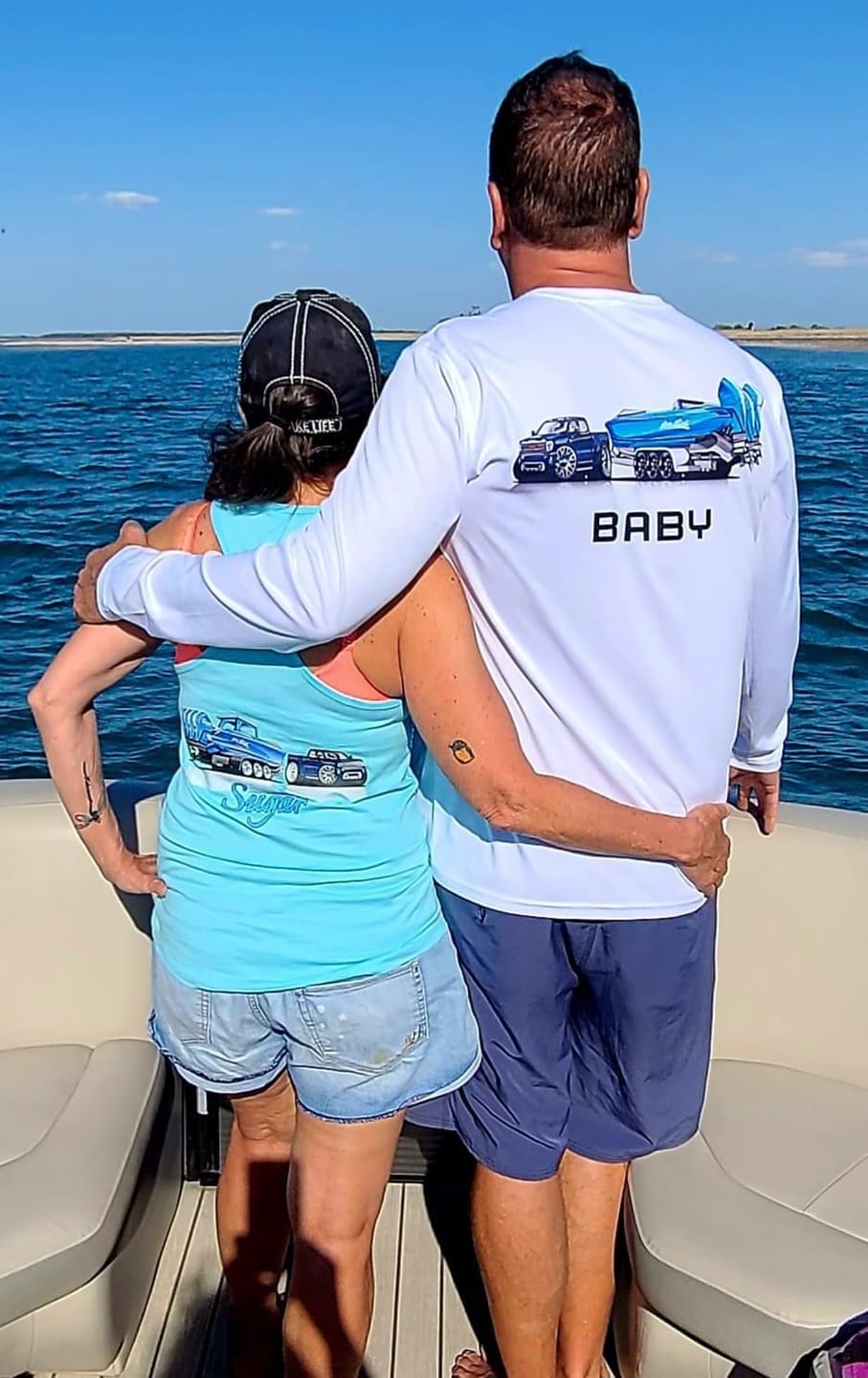 Customer photo review of Custom Womens Cotton-Blend Tank Tops