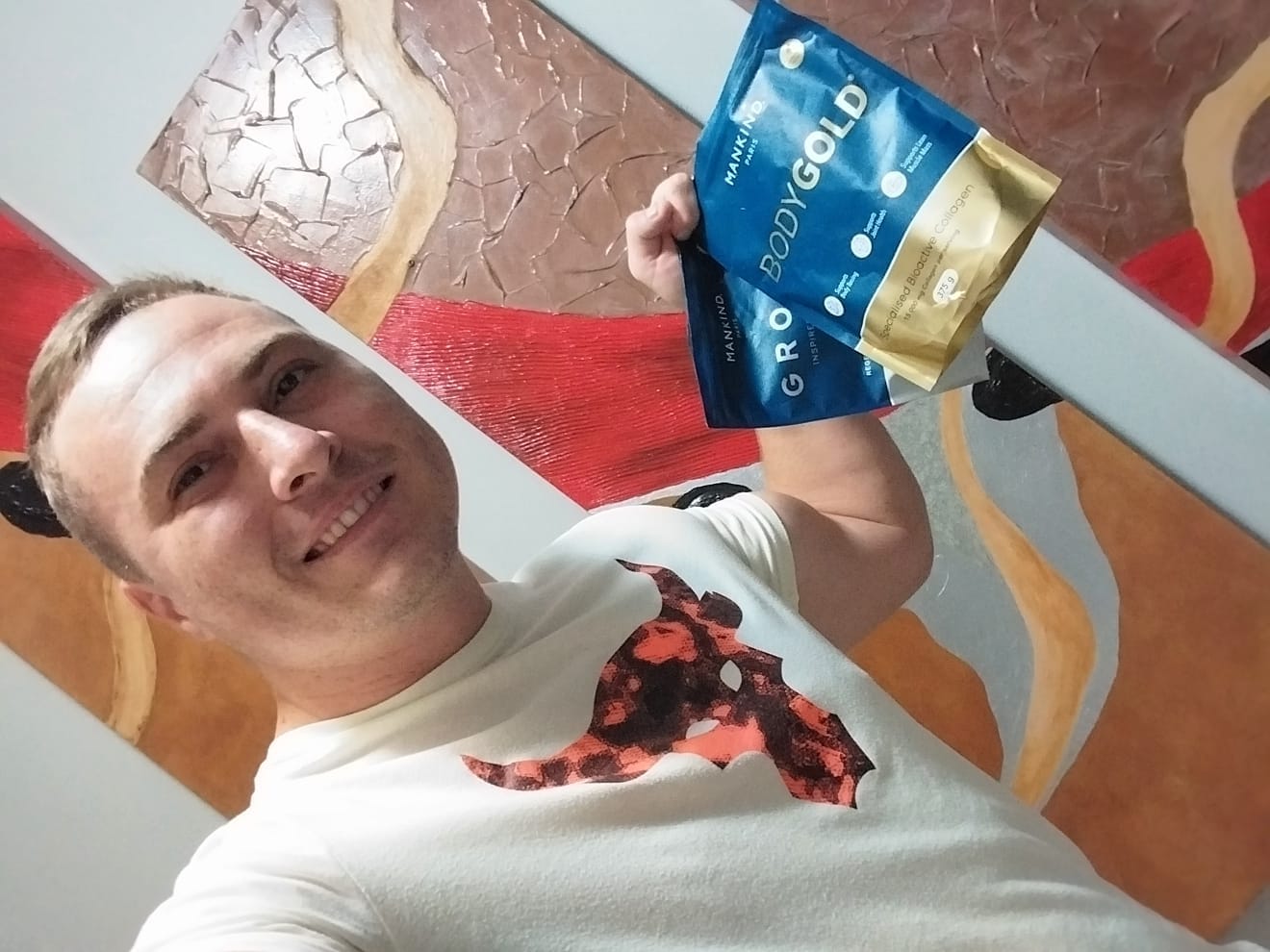 Customer photo review of Groom & GOLD Collagen Starter Kit For Men