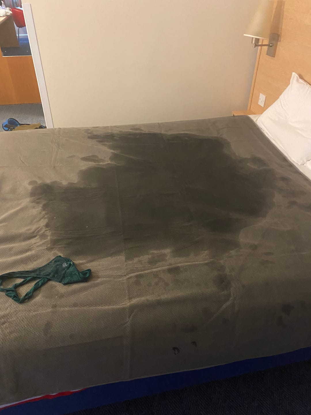 Customer photo review of Waterproof Splash Blanket™️ - Charcoal Bamboo Summer Blanket