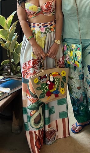 Customer photo review of Toucan Macau Garden Mini Tote