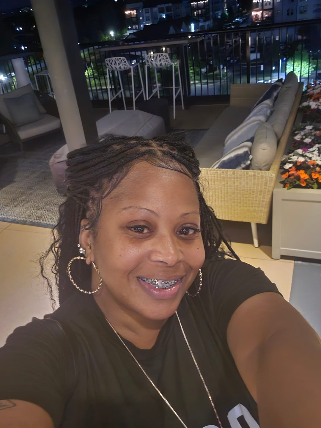 Customer photo review of BOHO Knotless Braided wig