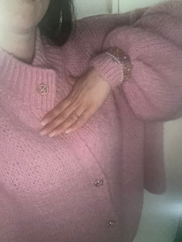 Customer photo review of Oversized Cardigan "CozyGlam"