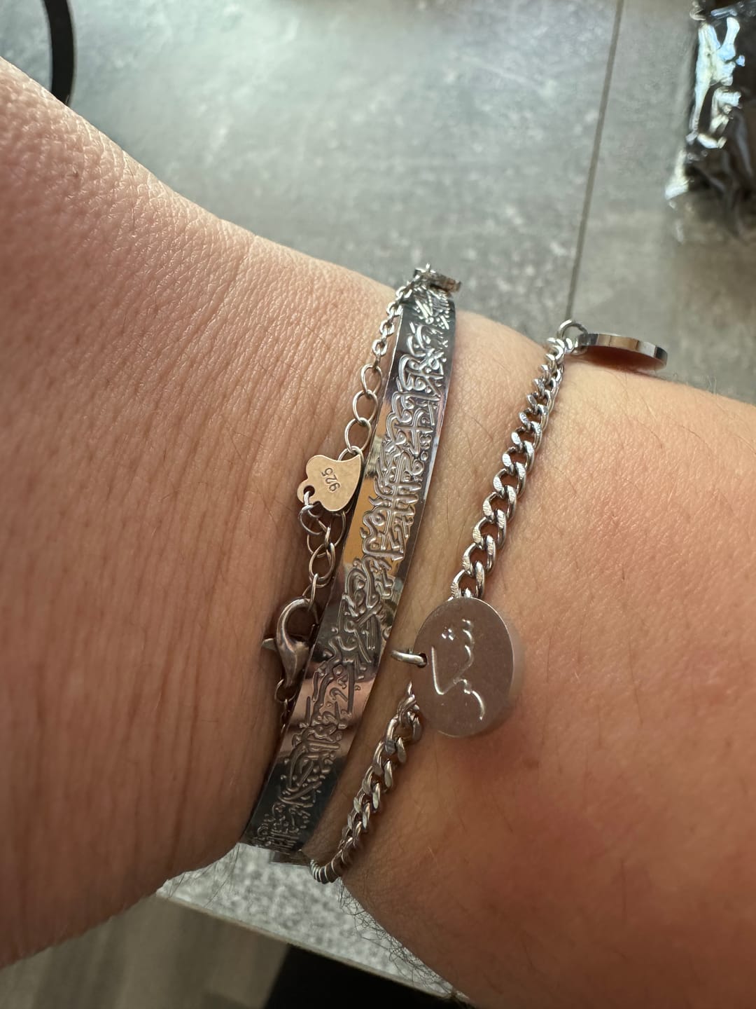 Customer photo review of Shukr | Sabr | Tawakkul Armband