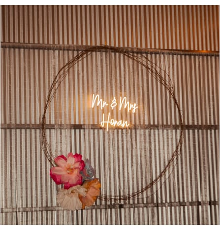 Customer photo review of Custom Neon Signs